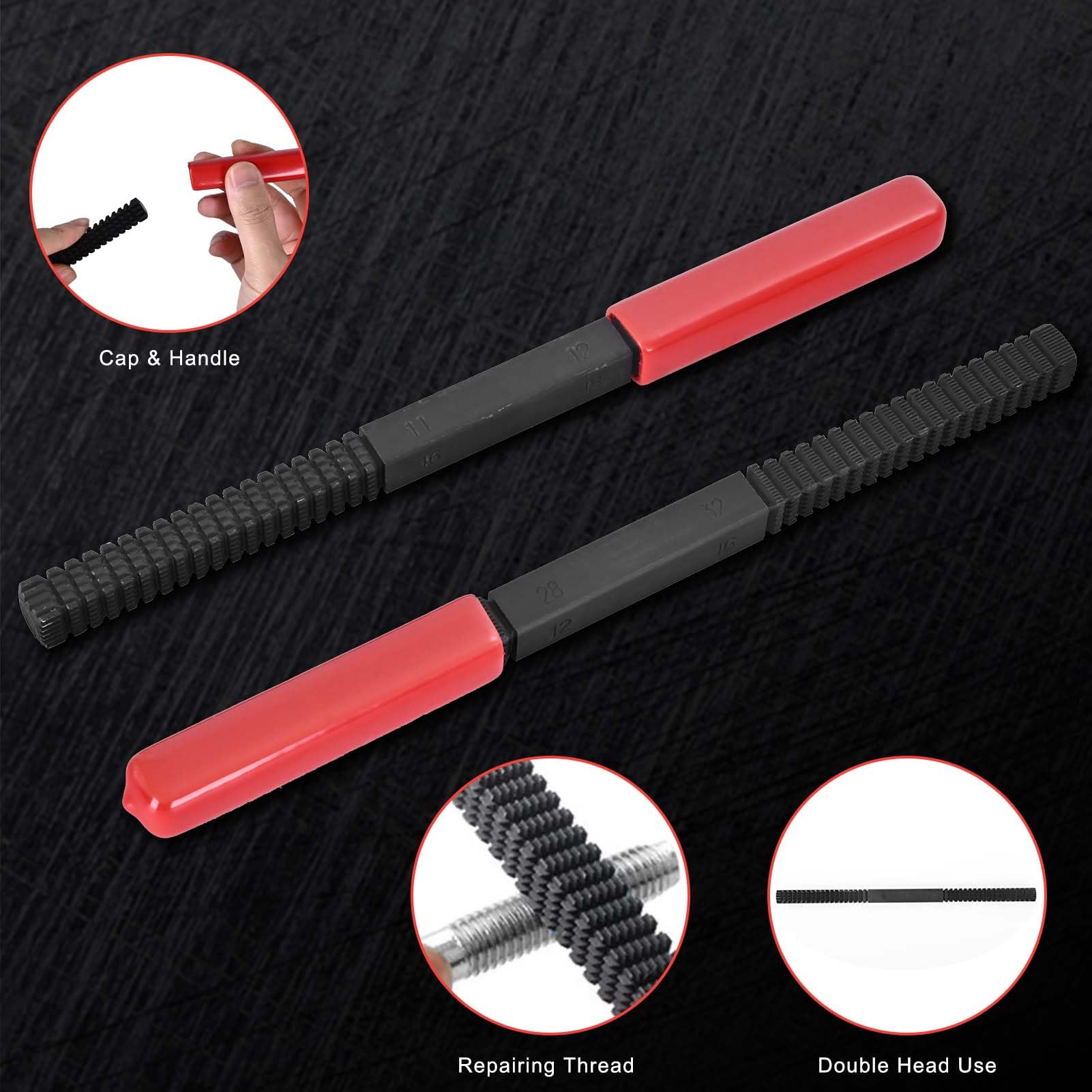 Snapklik.com : DIYAREA 42-Piece Thread Chaser Set, Thread Restorer ...