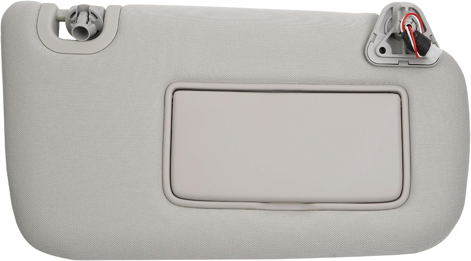 Dasbecan Left Driver Side Sun Visor w/o Light Compatible with Nissan Sentra 2013 2014 2015 2016 2017 2018 2019 Gray Sunvisor with Mirror Replaces# 96401-3SG8A 964013SG8A