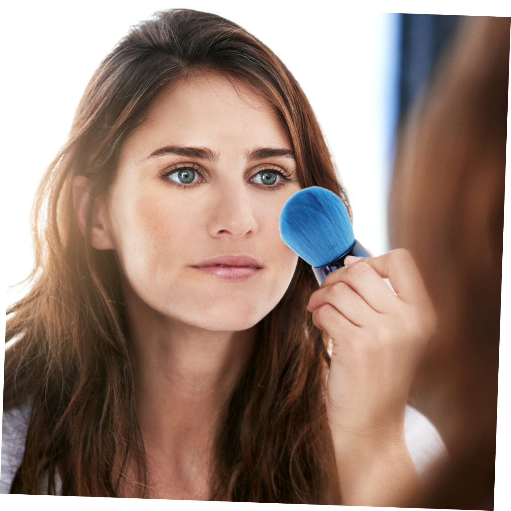 minkissy 6pezzi Pennelli Makeup Pennello Per Fondotinta e Blush Strumenti Cosmetici Per Applicazione Veloce e Precisa Perfetti Per Uso Professionale e Quotidiano Leggeri e Facili Da