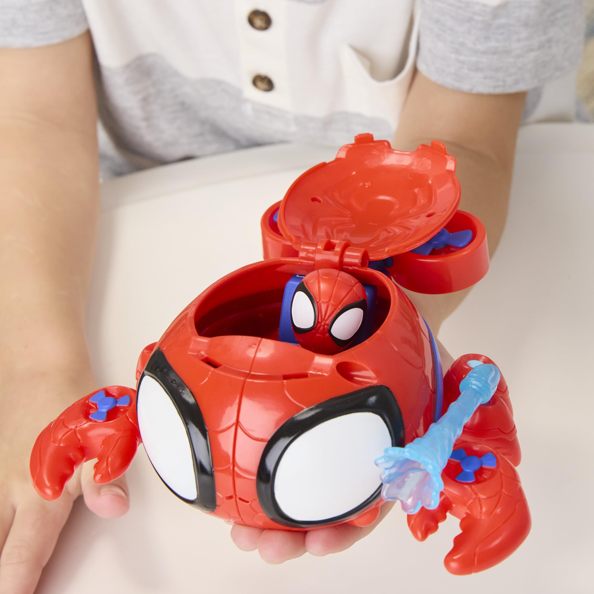 Marvel Spidey and His Amazing Friends, Water-Webs, Submarino Aracno-Cangrejo de Juguete