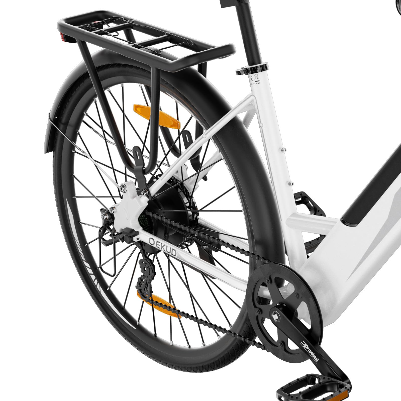 26 Pulgadas Bicicleta Eléctrica con Batería de Iones de Litio de 36 V 12,5 Ah, Alcance de hasta 100 km en Modo Híbrido,Motor de 250 W, Conforme a la EU,con aplicación