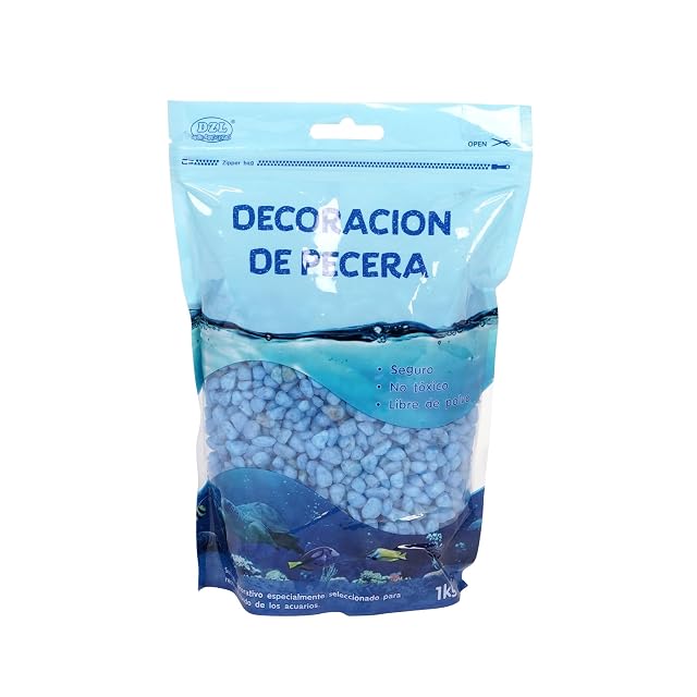 SMELL & SMILE Grava Acuario Piedra Natural Decorativa para Acuarios de Agua Dulce y Marina Sustrato Natural…