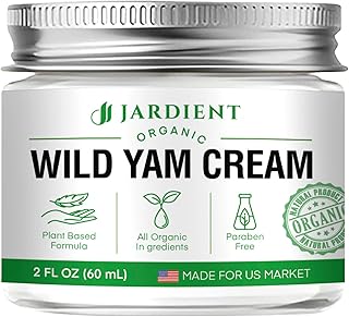 Wild Yam Cream Hormone Balance: Natural Formula for Menopause Relief & Menstrual Support Like Hot Flashes Night Sweats -2 Oz