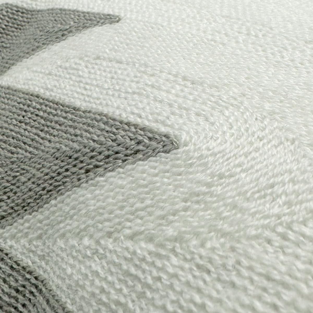 IKATYARN Decorative Gray Geometric Aztec Pattern Throw Pillow Cover, 18 x 18 inches - Image 4