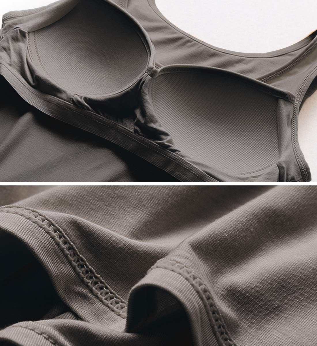 Camisoles for Women with Built in Bra,Basic Yoga Top Layering Tank Top Padded Bra Undershirt(S-3XL) - Image 5