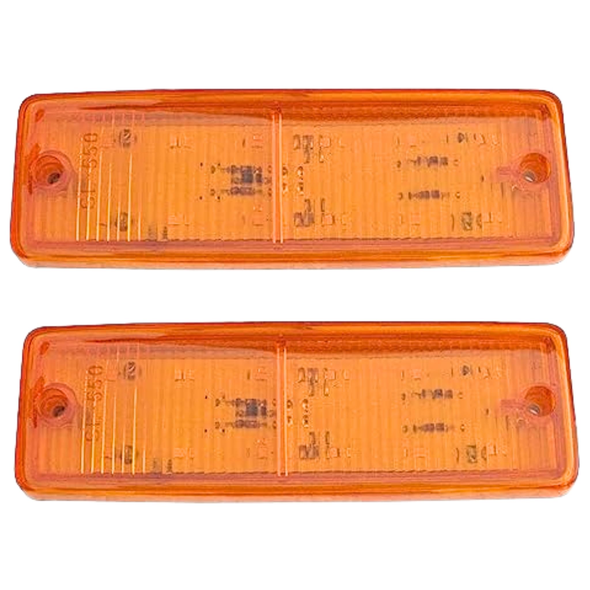 12000202 - Indicatore di direzione LED rettangolare per camion e trattori, 12v
