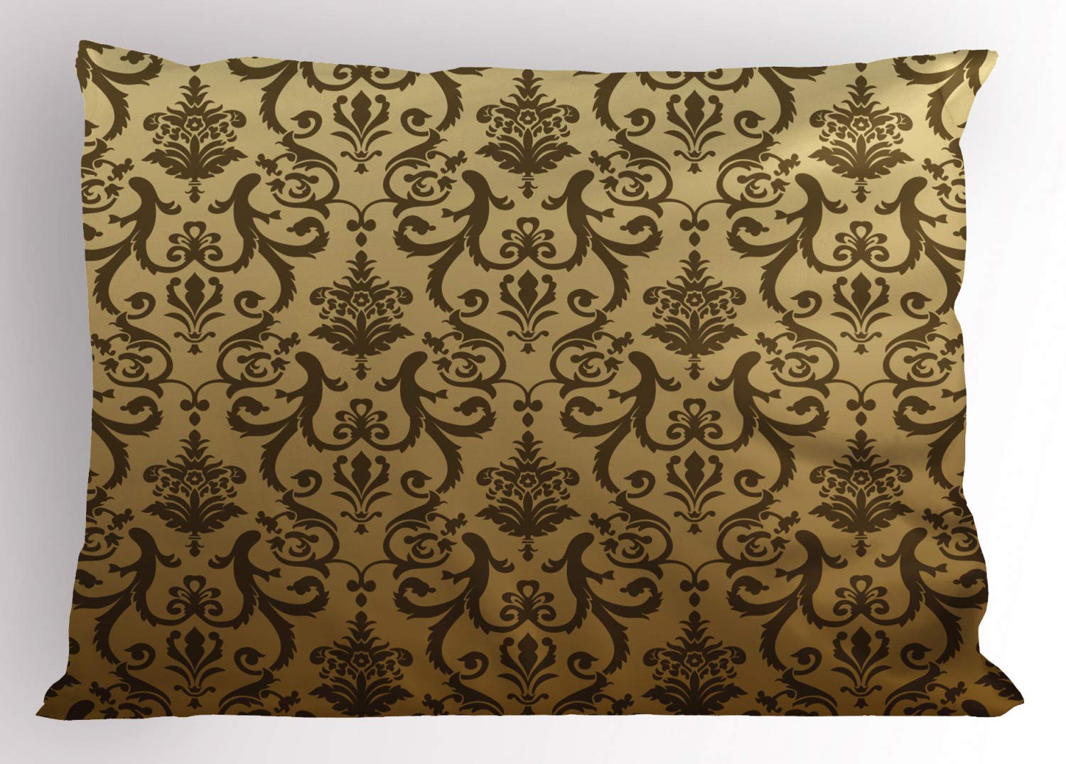 ABAKUHAUS Federa Cuscino Quadrata 60x60 Cm - Vittoriano Tempi Classic, Colore Crema Tan Umber, In Microfibra - 4