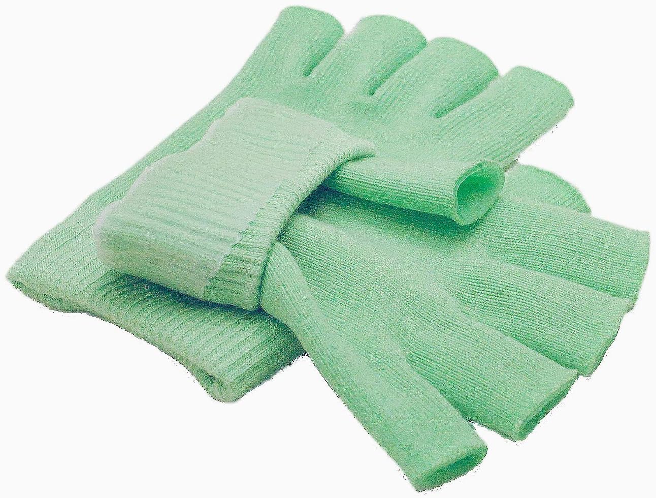 Best Gel Cotton Moisturizing Gloves Touch Screen - Eczema Relief - Heals Dry Skin and Cracked Hands Fast - Anti Aging Hand Treatment - Gel Lining Infused with Essential Oils and Vitamins