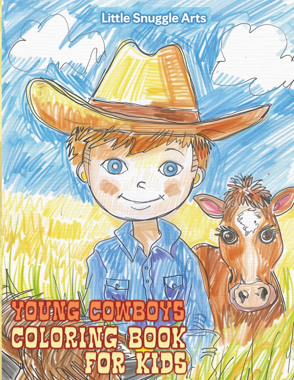 Young Cowboys: A Wild West Coloring Book for Kids