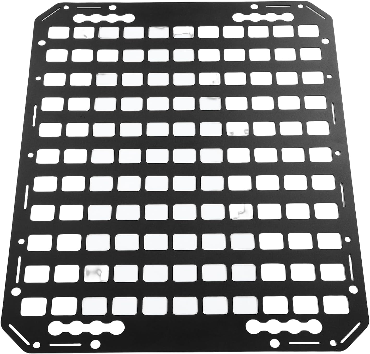 Truck Bed Molle Panel, Lightweight Aluminum Multi Hole Hanging L Track Compatible with Secure Locking Clips Sandblasted Surface for L Track Molle Panel, Car Modular Storage