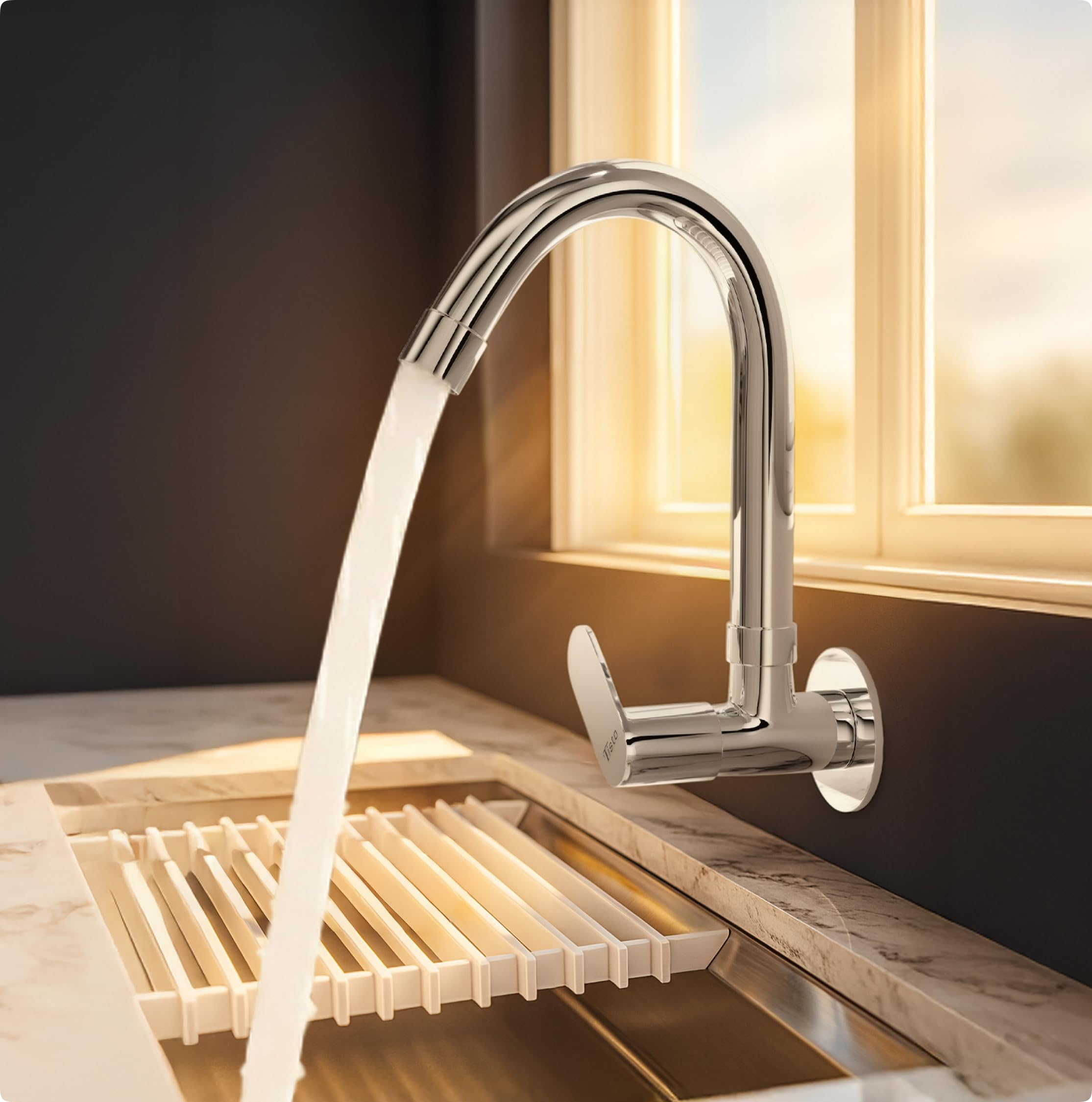 Tisto Flexis Sink Tap - 10 Year Warranty -8