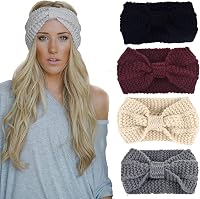 DRESHOW Boho Fejpánt Szett 10 db, Nyomott Mintás Hajpánt Lányoknak, Csomózott Rugalmas Fejkötő 1