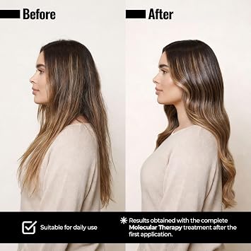 abril et nature - Professional Hair Serum Molecular Therapy - For Damaged, Chemically Treated, or Aging Hair - Repairs, Restructures, and Fills the Hair Fiber - Leave-In - 100 ml