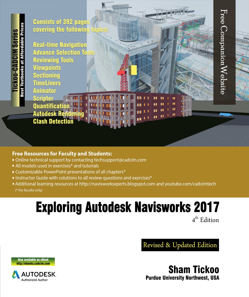Autodesk Navisworks 2017 4th Edition livre anglais guide BIM
