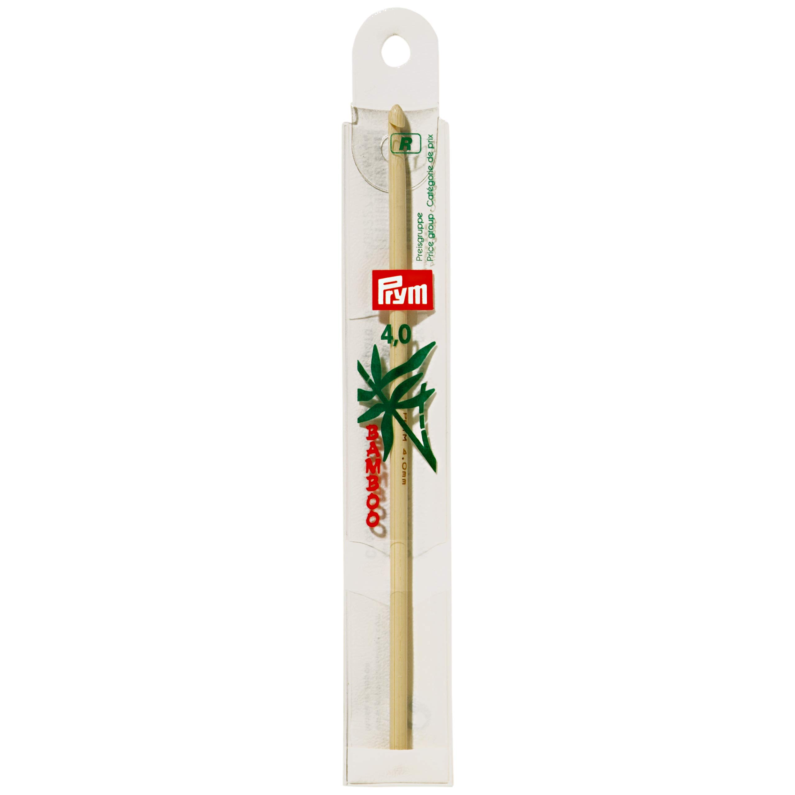 Prym Beige 15 Cm 4 Mm Crochet Hooks For Wool, Bamboo