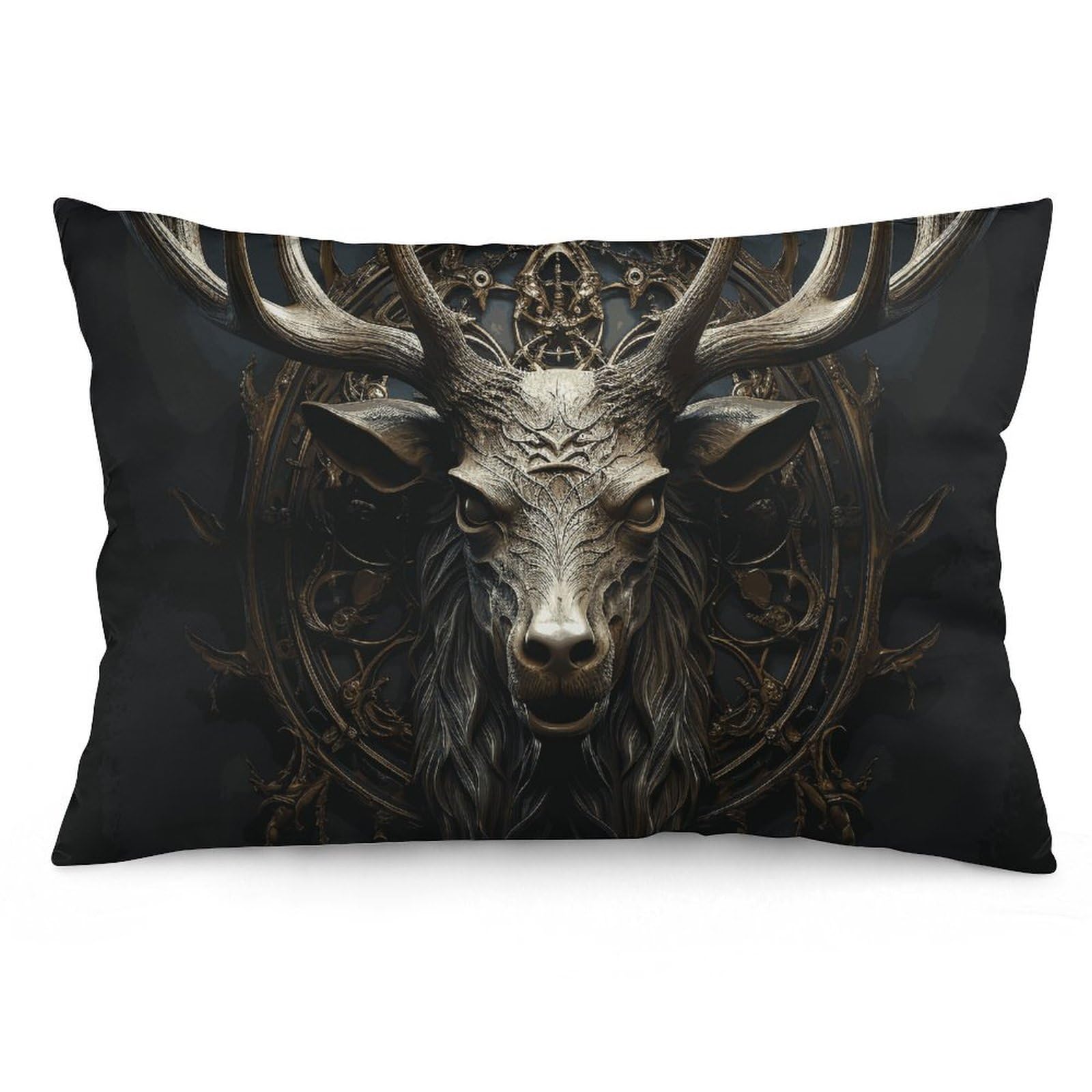 NTVOWPZO 2 Pack Decoration Throw Pillow Covers 12 "x20 Pillowcases Covers Antlers Pillowcases Modern Farmhouse Home Decor Sofa Cushions Covers for Couch Bed Living Room