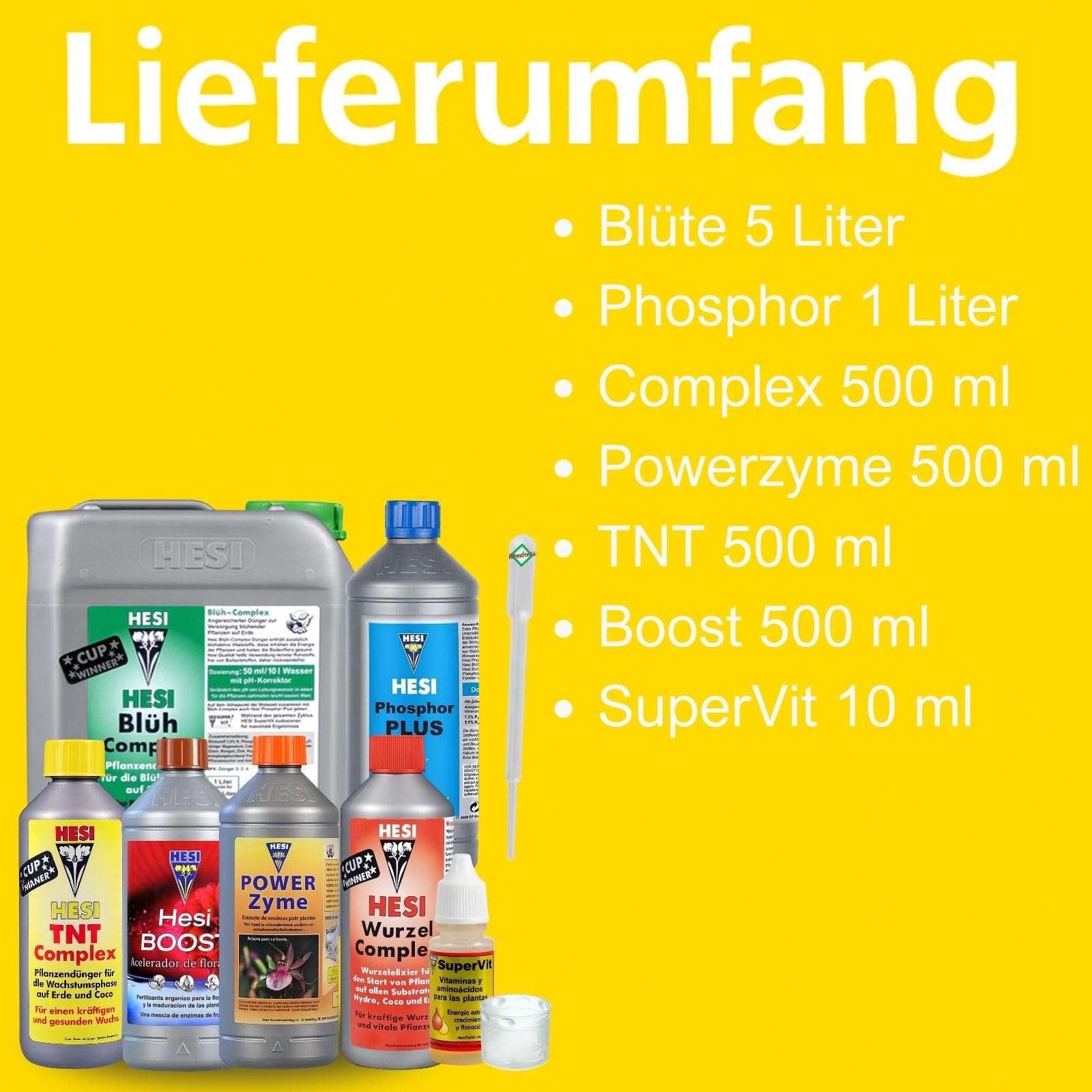 Weedness Hesi Dünger Starter Set All-Star - Grow Anbau Indoor Dünger Kit Naturdünger Outdoor