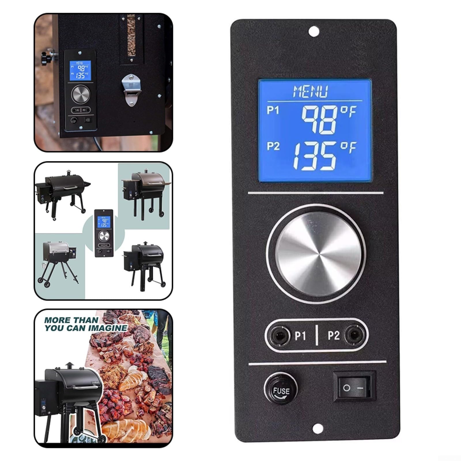 Multimetro digitale, portata manuale e identificazione automatica, display LCD, torcia integrata, spegnimento automatico, per tensione, corrente, resistenza, test diodi, DM91, nero