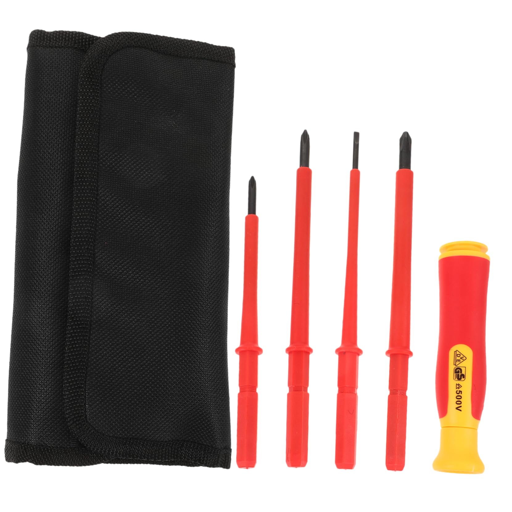 HOMSFOU 4juegos Conjunto De Destornilladores Aislados Herramientas Eléctricas De Bricolaje Para Reparaciones y Mantenimiento Doméstico Kit Completo De Destornilladores De Precisión