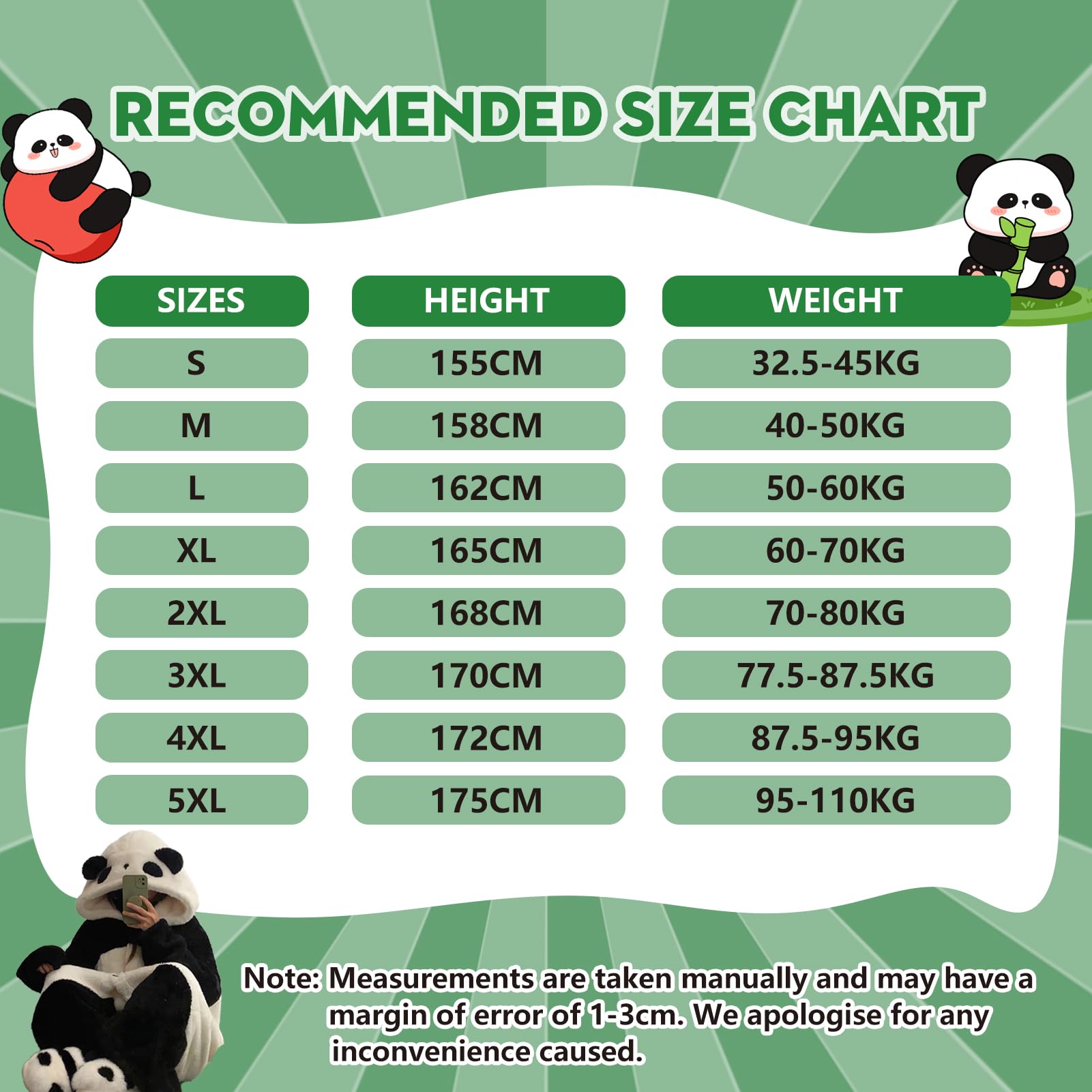 Pigiama Tuta Panda Unisex Adulto Animale Onesie Cosplay Halloween Carnevale Costume Donna Pigiama Costume Animale Inverno Famiglia