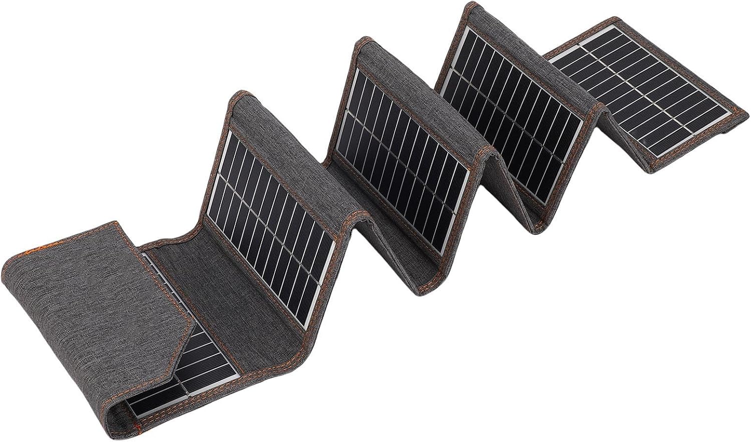 Aramox 16W Portable Solar Panel Charger, Monocrystalline Silicone, USB Port, Oxford Cloth for Camping Hiking Emergency