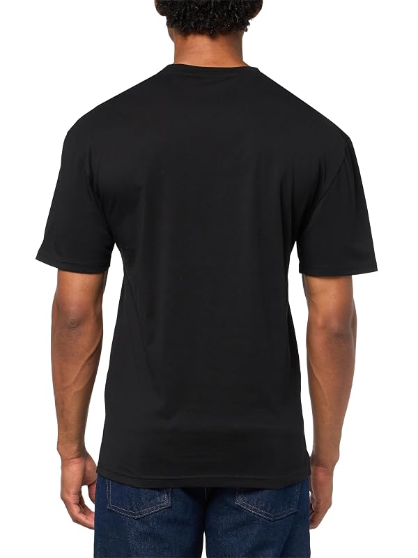 HUGO, Vertical Logo Cotton Short-Sleeve T-Shirt, Black Magnolia, L by HUGO - Image 2