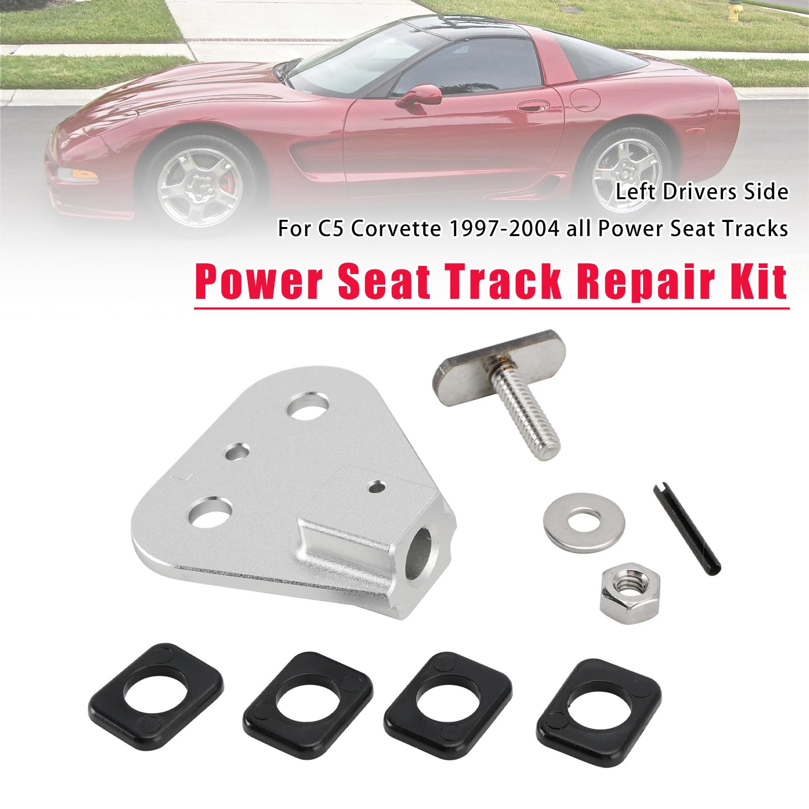 Power Seat Track Repair Kit Left Drivers Side für Chevy Corvette C5 1997-2004
