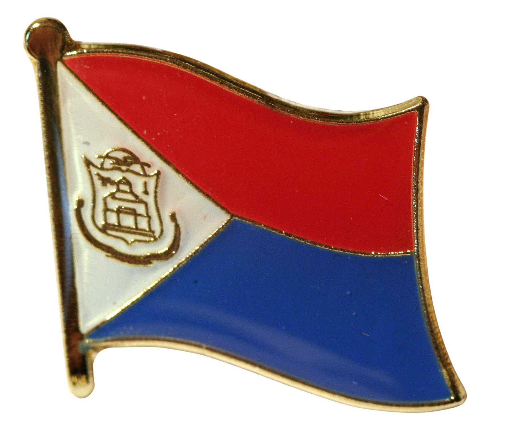 Buxton's Badges Multiple Sint Maarten Flag Pin Badge