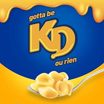 Kraft Dinner, Three Cheese, Macaroni & Cheese, 200g/7.1oz,(Pack of 24) {Imported from Canada}