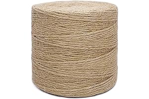 500FT 3mm Jute Twine Natural Twine String Heavy Duty