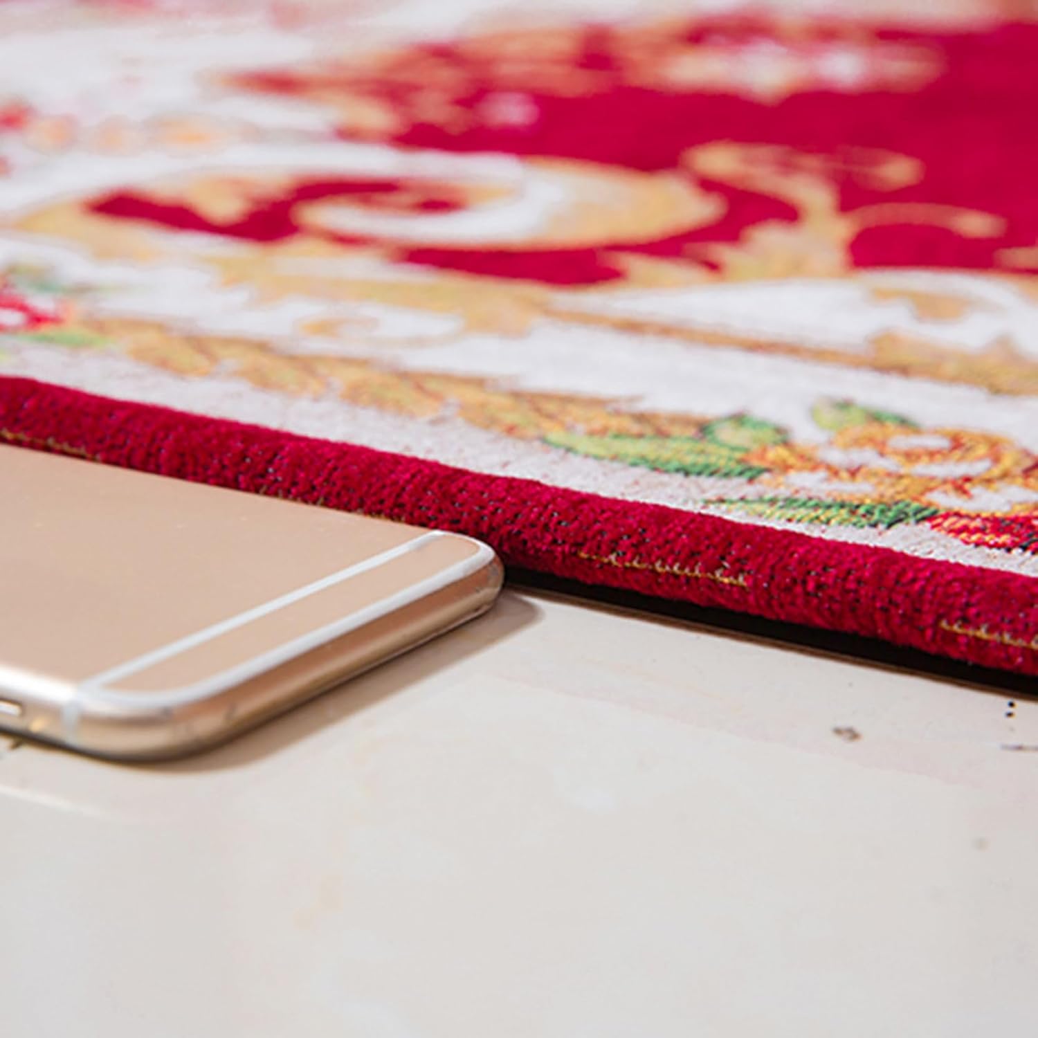 玄関マット ドアマット 屋内 泥落としマット おしゃれ ベージュ 柄 50x80cm 洗える ゴブラン織り カラー 耐磨耗性 滑り止