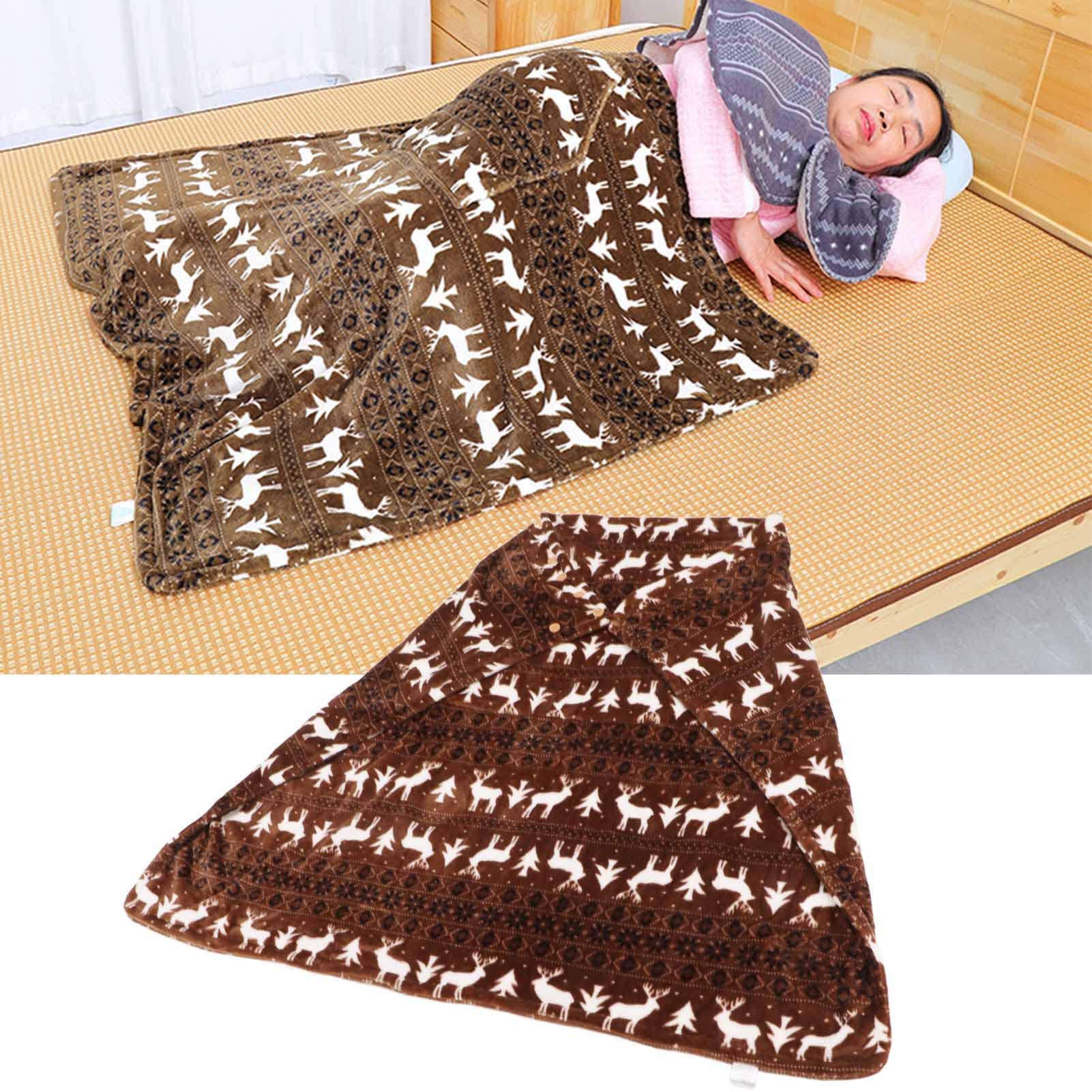 Rollstuhldecke aus weichem Fleece mit schönen Mustern – kuschelige Bein und KnieWärmedecke für Rollstuhlfahrer, ideal für kalte Tage und klimatisierte Räume