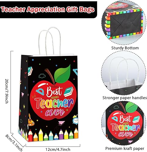 Miniatura 3 de ZOIIWA 12 bolsas de papel desechables para fiesta del tesoro pirata, con asas, mapa del tesoro, bolsas de recuerdo de fiesta para fiesta de