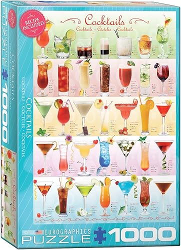 EuroGraphics Cocktails Puzzle 1000 piezas 6000-0588 EuroGraphics Cocktails Puzzle 1000 piezas 6000-0588