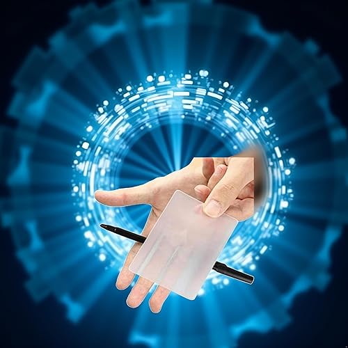 Miniatura 7 de 2 piezas de tarjeta de lente de Lubor, trucos mágicos de primer plano, accesorios mágicos, distorsión de perspectiva de tarjeta, tarjetas mágicas,