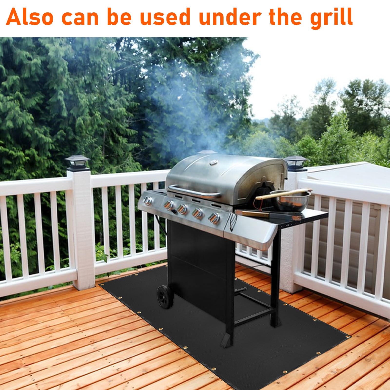 Bouclier Thermique Ignifuge Pour Mur Derrière Le Gril, Protection De La Cloture De Terrasse~p144681588