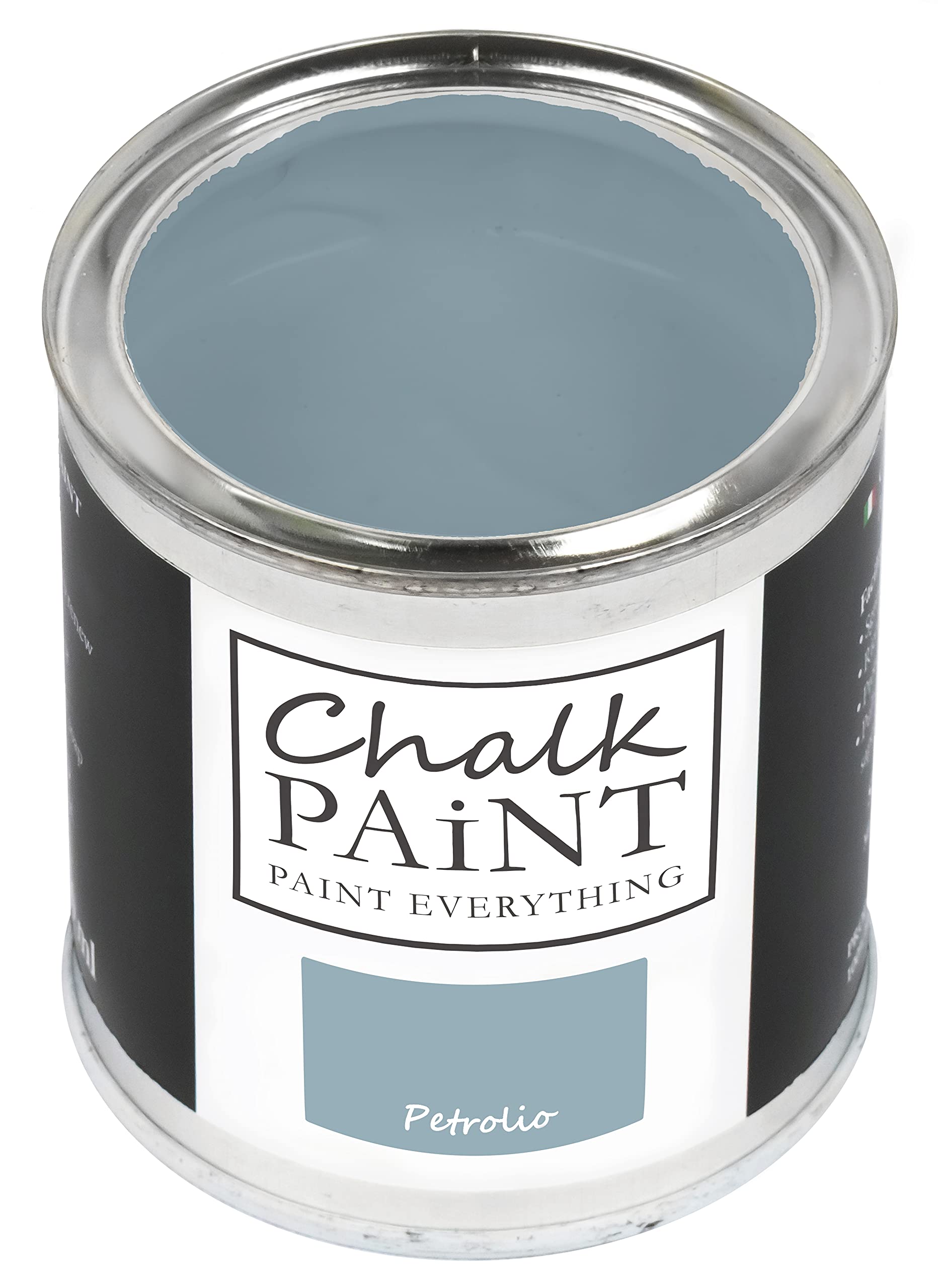 Chalk Paint Paint Everything Petroleum Chalk Paint Everything® Petrolio (Petrol Blue) – 750 Ml Water-Based Chalk Paint For Shabby Chic Furniture, Décor, And Upcycling Projects – Non-Toxic, Easy To Apply