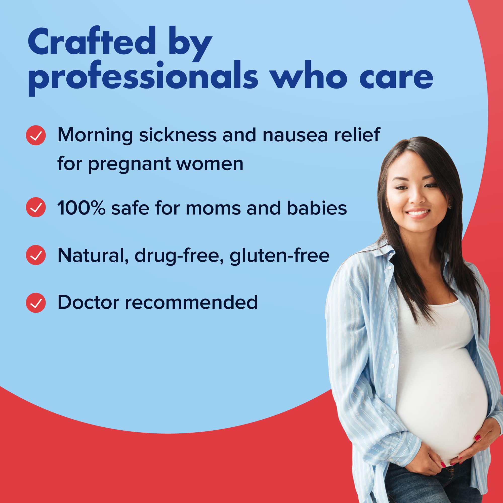 Preggie Pop Drops 21 Drops Morning Sickness & Nausea Relief during pregnancy Safe for