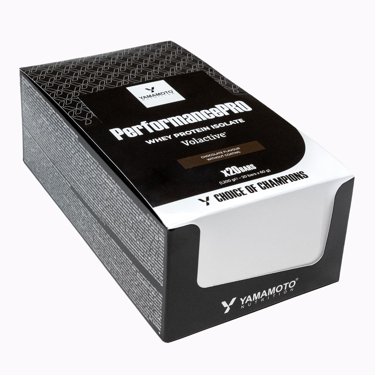 Yamamoto Nutrition PerformancePRO Bar, Barretta Non Ricoperta con 22 g di Proteine del Latte Isolate di Volactive, Gusto Pistacchio