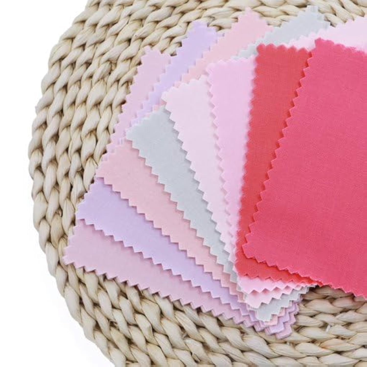 Craftsfabrics Bubblegum Bliss 100% Cotton 42Pcs 5"X5" Charm Packs 140Gsm Ideal For Quilting, Scrapbooking, Sewing, Arts & Crafts, Patchwork;