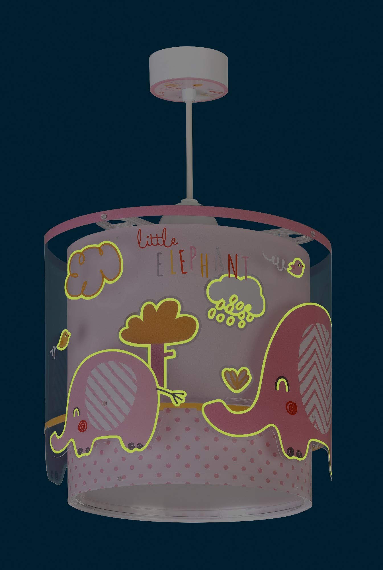 Dalber Lampada da soffitto Little Elephant elefante rosa