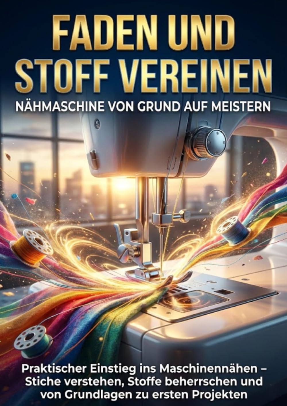 Faden und Stoff Vereinen: Nähmaschine von Grund auf Meistern: Praktischer Einstieg ins Maschinennähen - Stiche verstehen, Stoffe beherrschen und von Grundlagen zu ersten Projekten