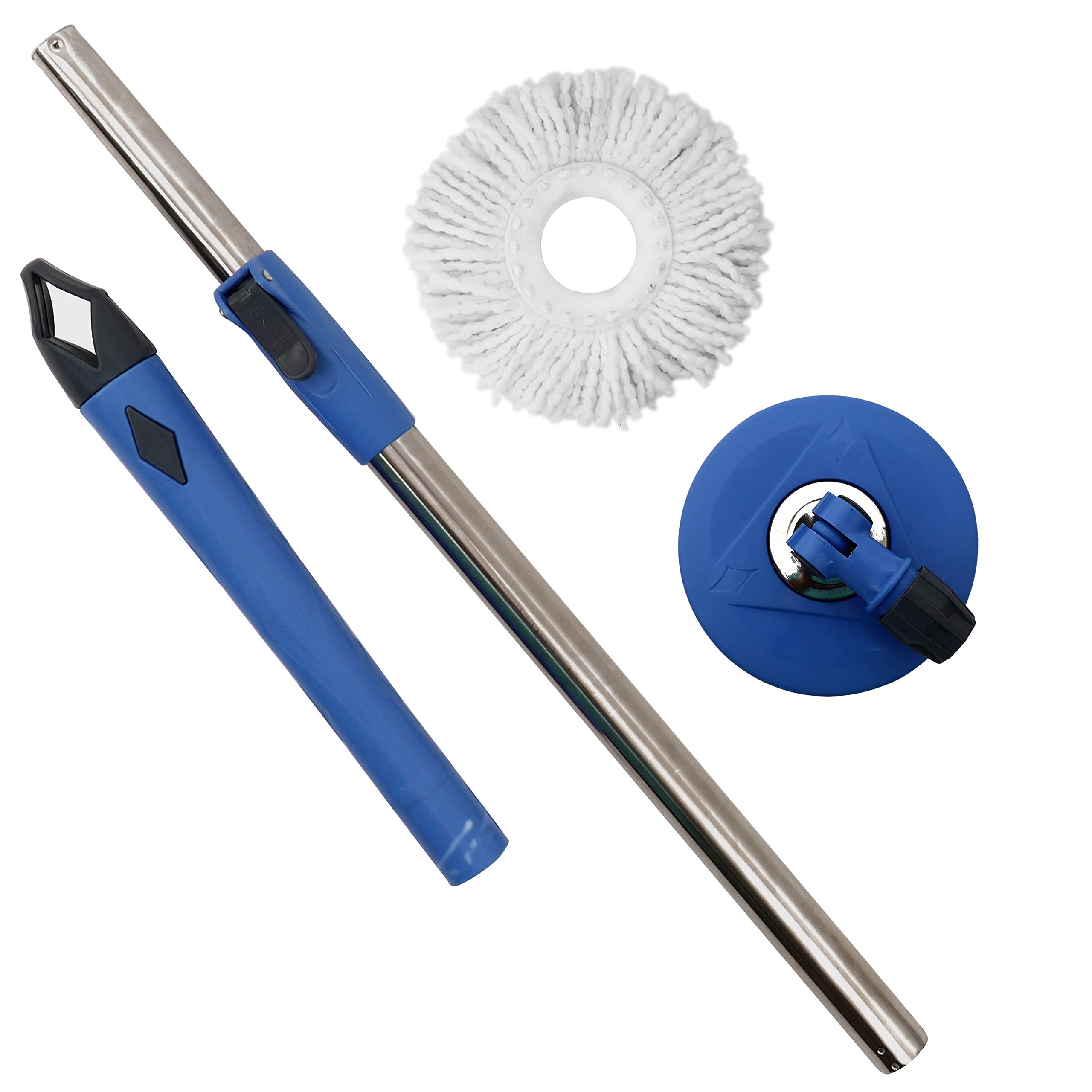 Perpetual Mop 360° Spin Cleaning Stainless Steel Rod/Handle/Stick Set with 1 Refill Multi Color. (B07QV89DQR) Amazon Price History, Amazon Price Tracker