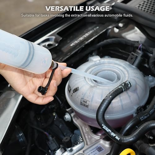 Miniatura 6 de SEDY Extractor de Fluido de 500CC, Jeringa de Aceite Multiusos, Bomba de Succión de Aceite, Bomba Manual de Extracción y Llenado, Jeringa de Aceite