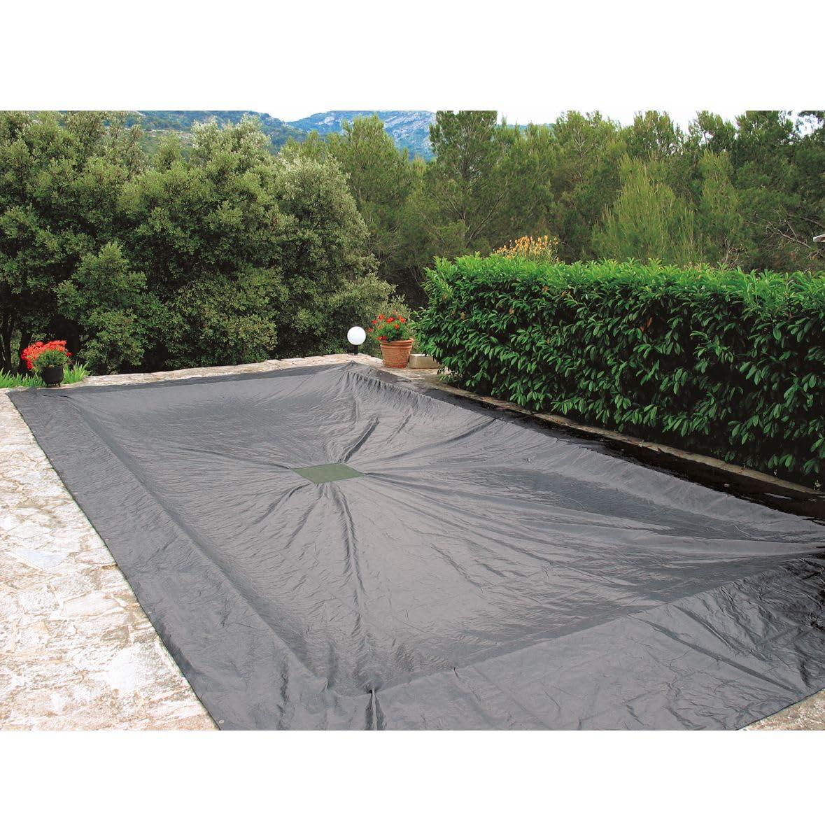 WERKA PRO Cubierta Protectora 140g/m2 para Piscina Rectangular 5 x 9 m