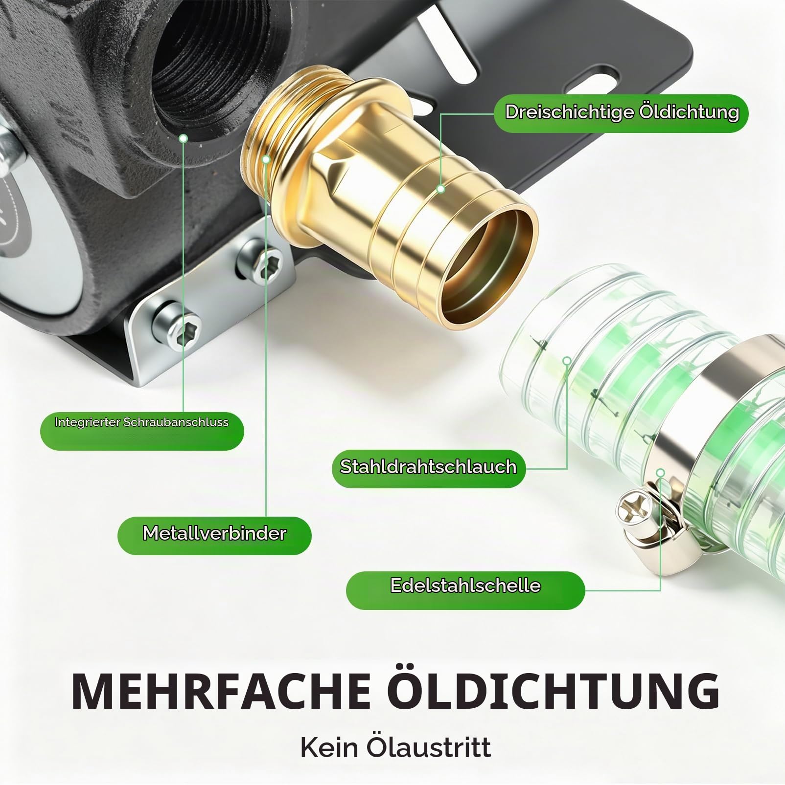 Elektrische Dieselpumpe 50L/Min, 12V Tragbare Kraftstoffpumpe, 300W