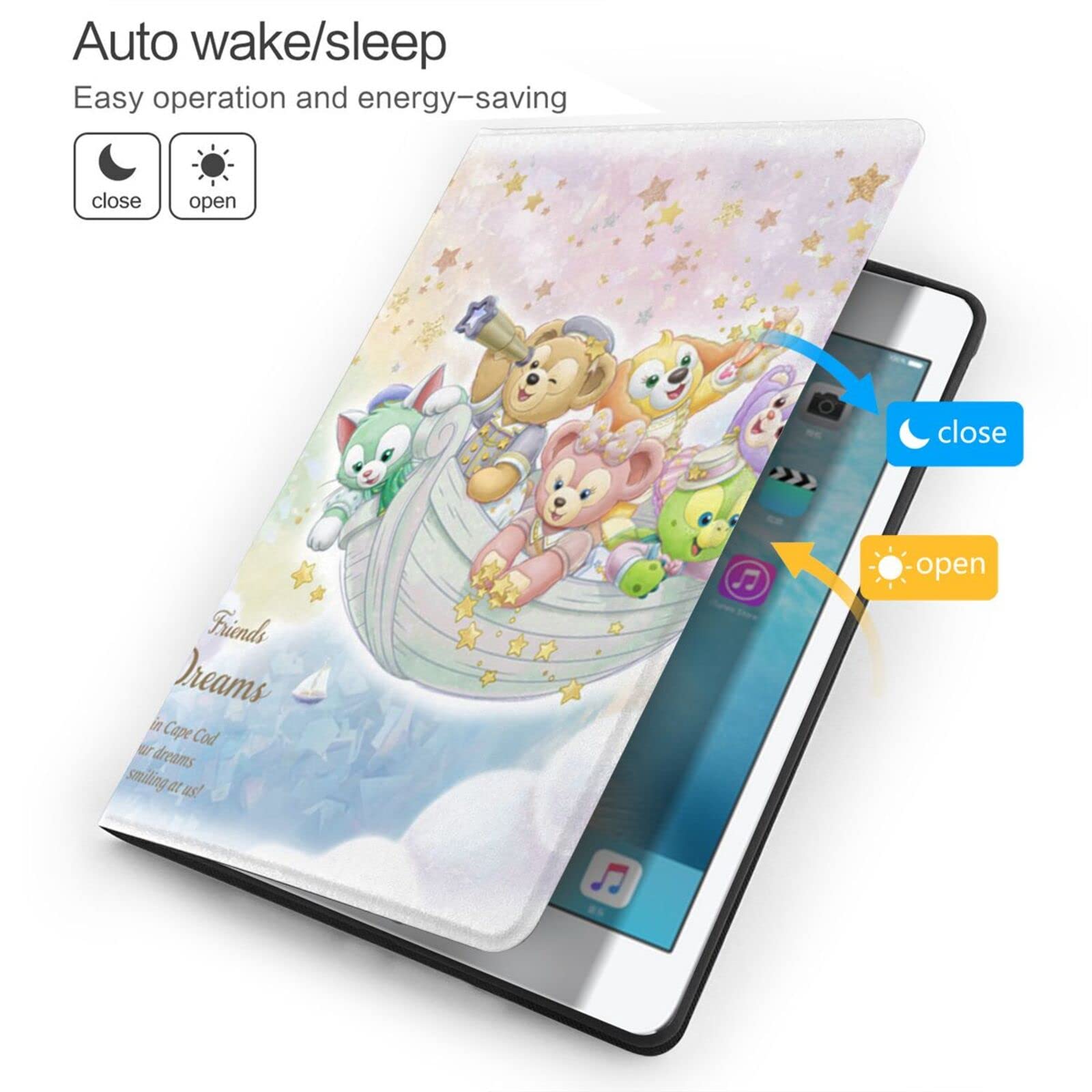 SASAYUKI ダッフィー iPadケース Amazon.co.jp: ダッフィー iPad 9/8/7 ケース おしゃれ iPad 第9