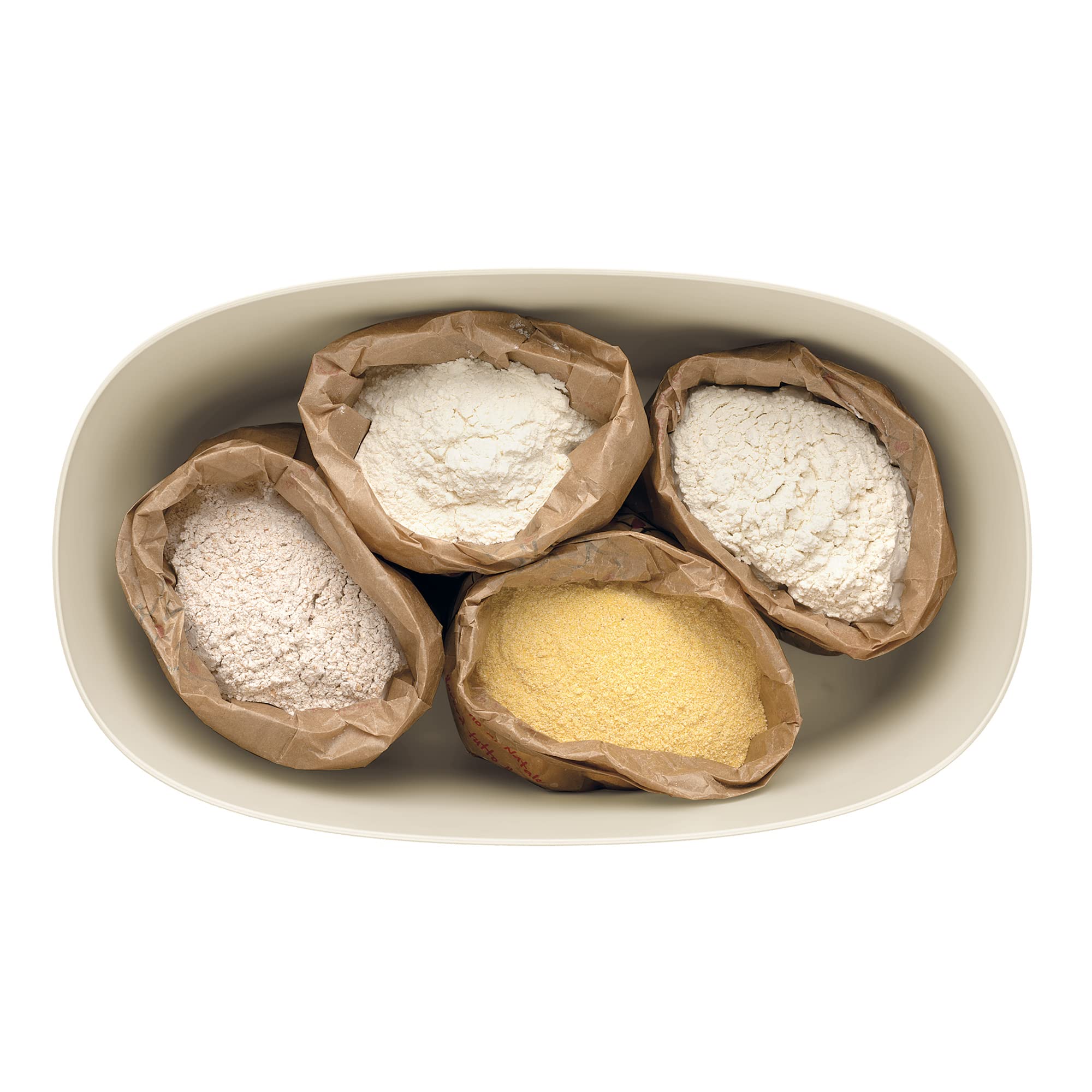 Guzzini - Tierra, Brotkasten - Milchweiß, 39,2 x 23,2 x h19cm | 10lt - 179600156, Weiß