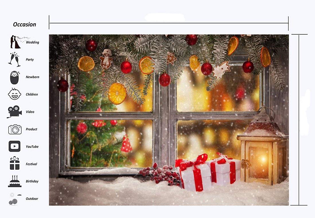 Immagini Natale You Tube.Buenn Christmas Background 9x6ft Vinile Heavy Snow Regali Di Natale Fondali Lanterna Finestra Gingerbread Red Berry Palle Di Natale Inverno Fotografia Sfondo Per Felice Anno Photo Studio Prop Yx989 Amazon It Elettronica