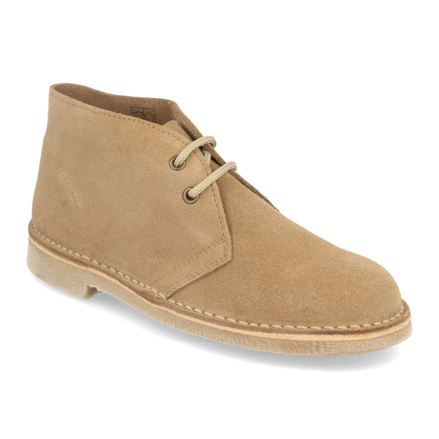 Botas Desierto Safari Piel Serraje Suela Crepe Antideslizante Cordones